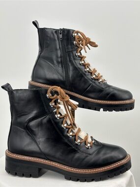 a new day Faux Fur & Leather Ankle Boot Size 9